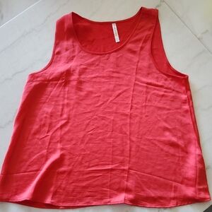 Fabletics Red Boxy Relaxed Tank Top